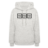 He He He - Helium - Laughing Gas - Women's Hoodie - heather oatmeal