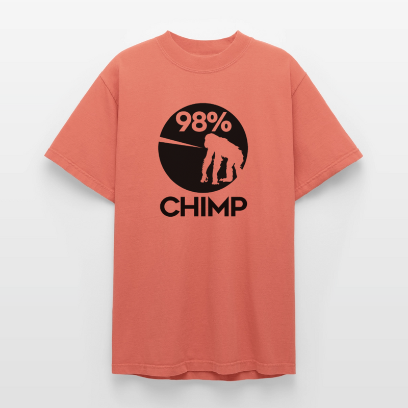 Heavyweight Washed Unisex T-Shirt - peach