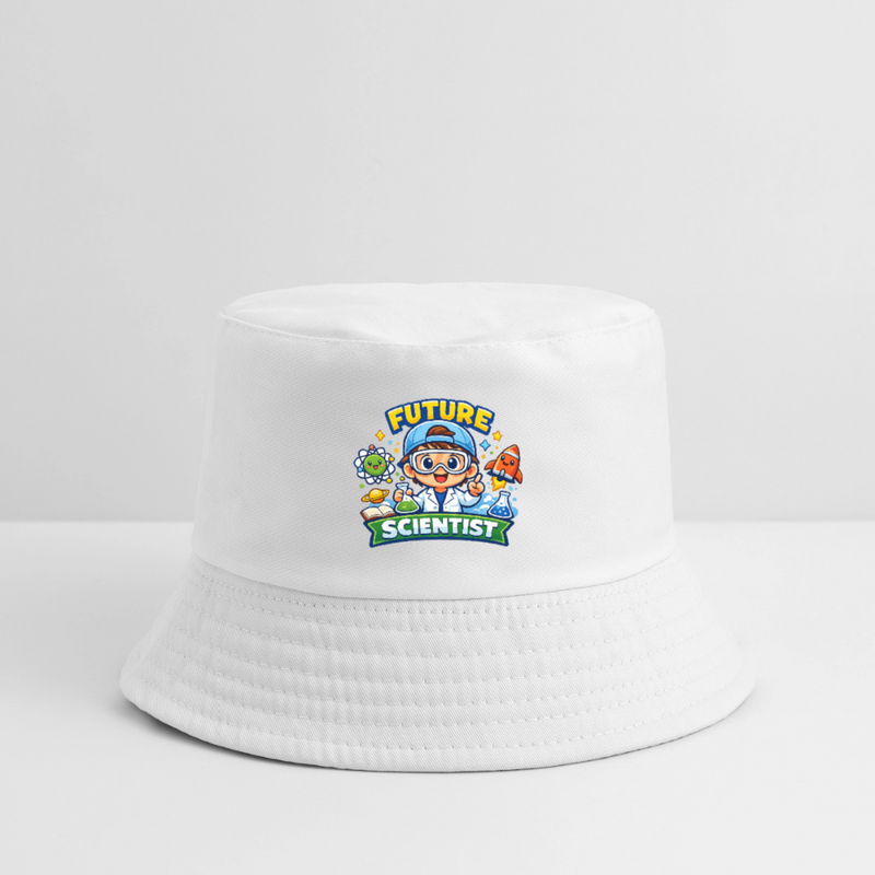Kid's Bucket Hat - white