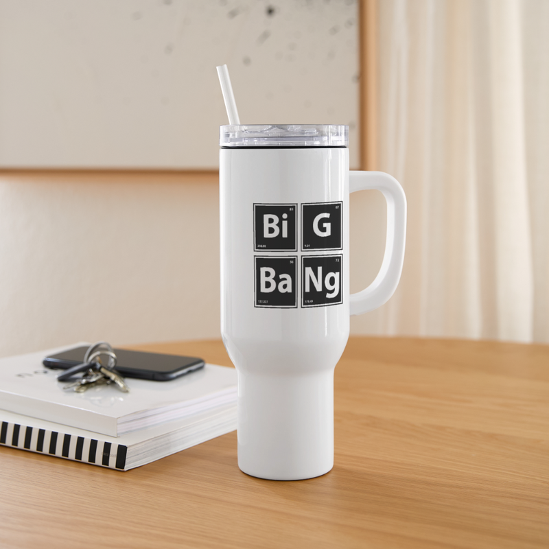 40 oz Travel Tumbler - white