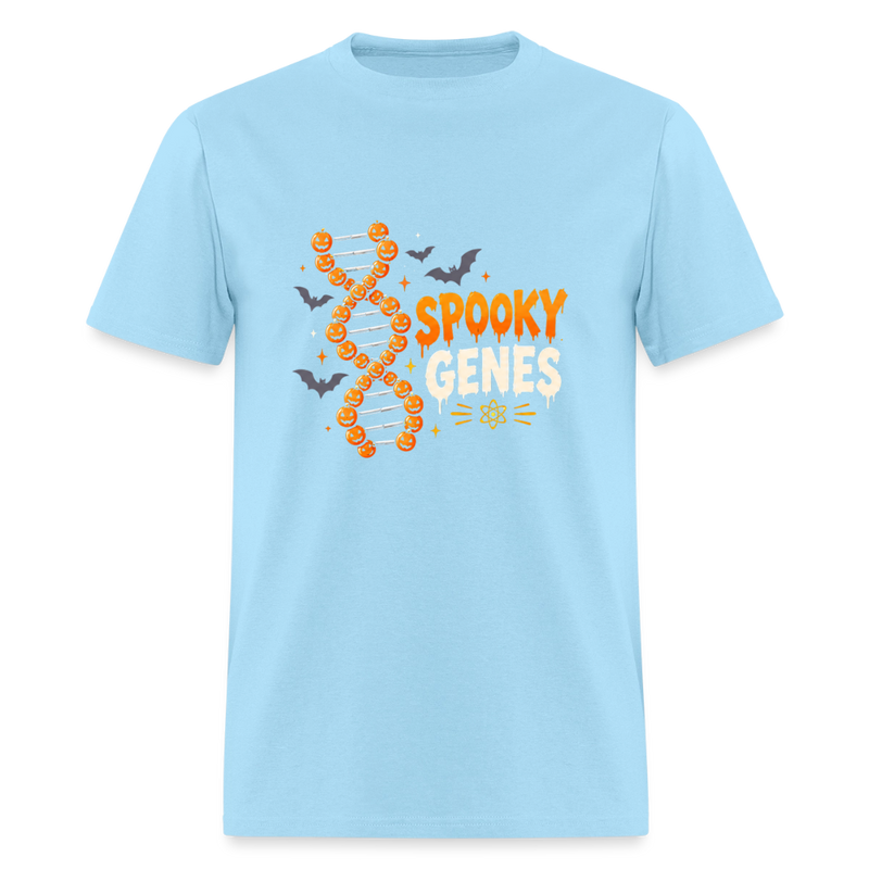 Spooky Genes Halloween Men's T-Shirt - powder blue