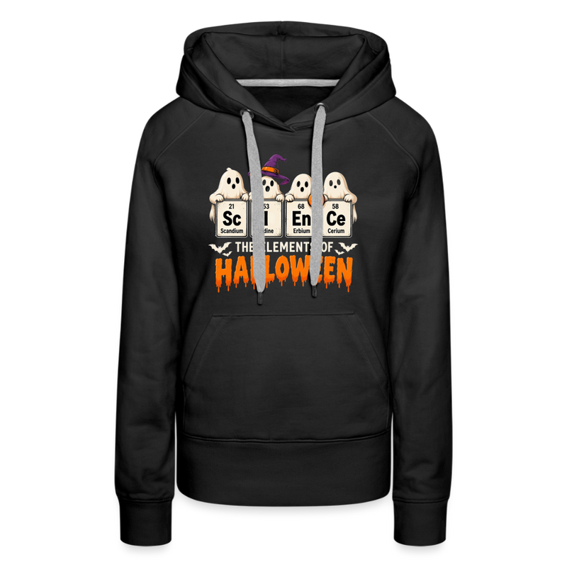 Elements of Halloween Women’s Premium Hoodie - black