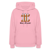 "Nice Rack" - Women's Hoodie - classic pink