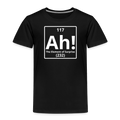"Ah! The Element of Surprise" Toddler T-Shirt – Funny Science Tee for Little STEM Explorers - black
