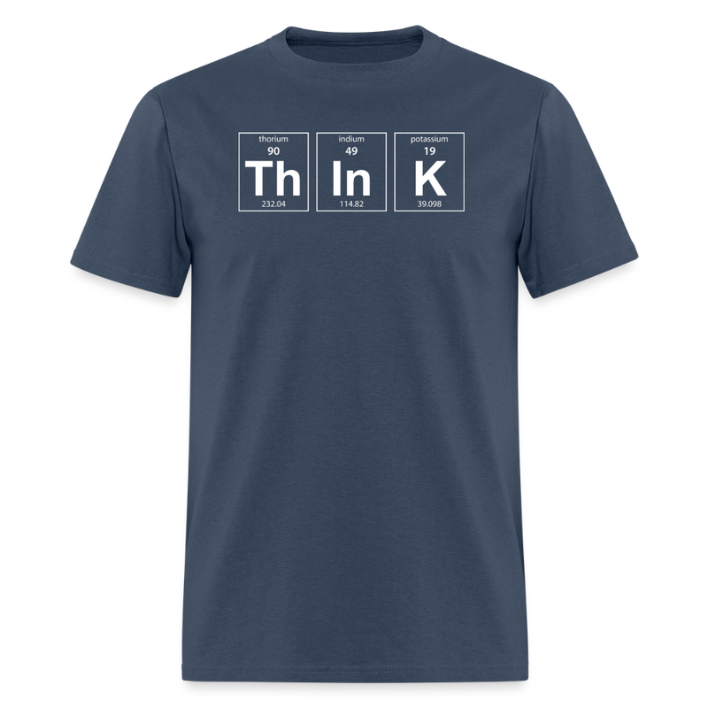 "Think" - Men's T-Shirt | GILDAN 5000 -  blue dusk
