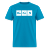 "BACON" - Funny Quotes - Men's T-Shirt | GILDAN 5000 - turquoise