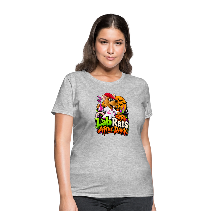 Flirty Lab Rats after Dark - Halloween Women's T-Shirt - heather gray