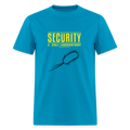 "Security E. Coli Laboratory" - Men's T-Shirt | GILDAN 5000 - turquoise