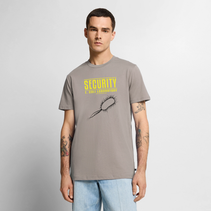 "Security E. Coli Laboratory" -  Men's Premium T-Shirt - taupe