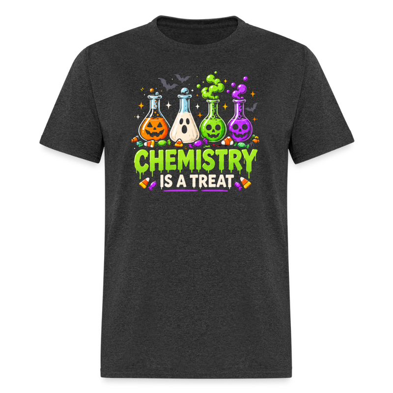 Chemistry is a Treat Halloween Men's T-Shirt - heather black