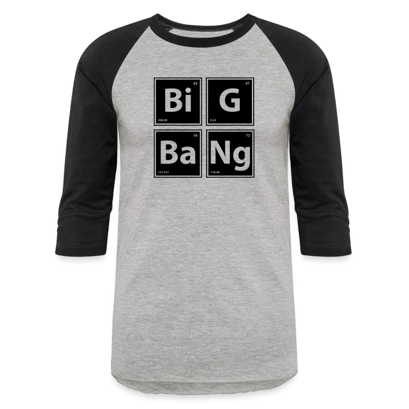 Baseball T-Shirt - heather gray/black