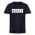 "BACON" - Funny Quotes - Men's V-Neck T-Shirt - navy