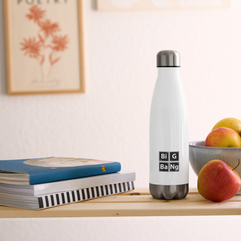 Insulated Stainless Steel Water Bottle - white
