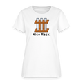 "Nice Rack" - Women's T-Shirt - white