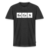 "BACON" - Funny Quotes - Men's V-Neck T-Shirt - heather anthracite