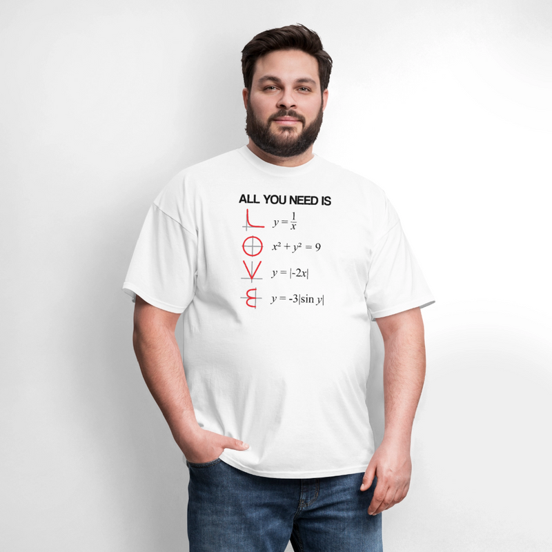 "All You Need Is LOVE" - Men's T-Shirt | GILDAN 5000 - white