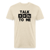 Fitted Cotton/Poly T-Shirt by Next Level - heather cream