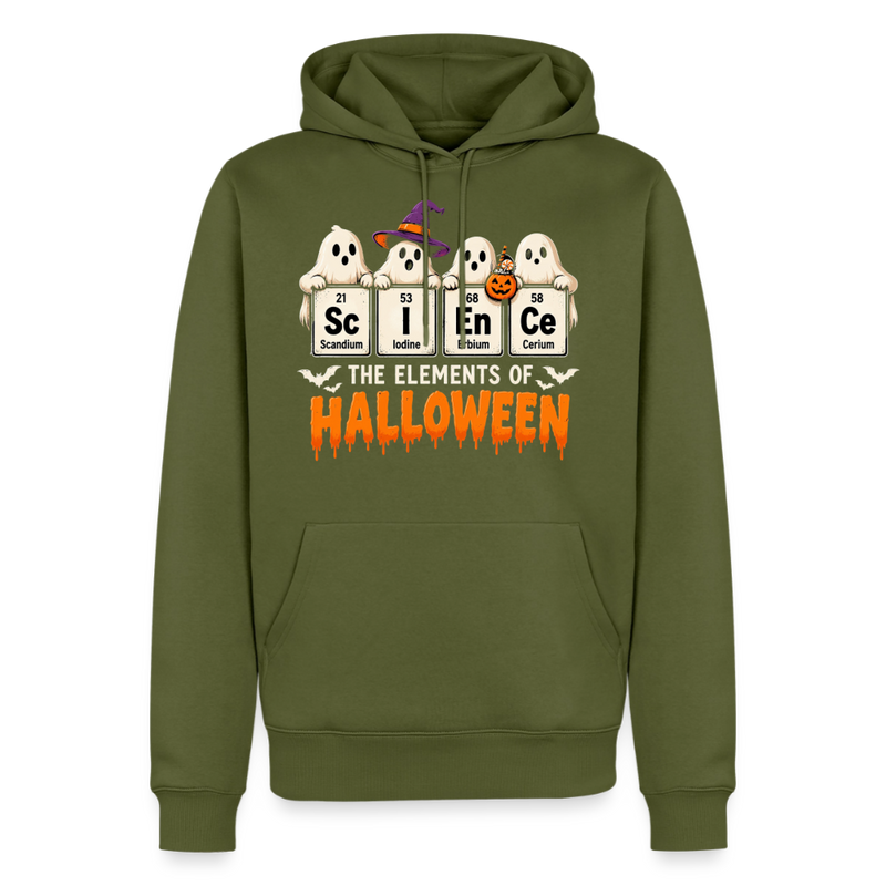 Elements of Halloween Men’s Premium Hoodie - khaki green 