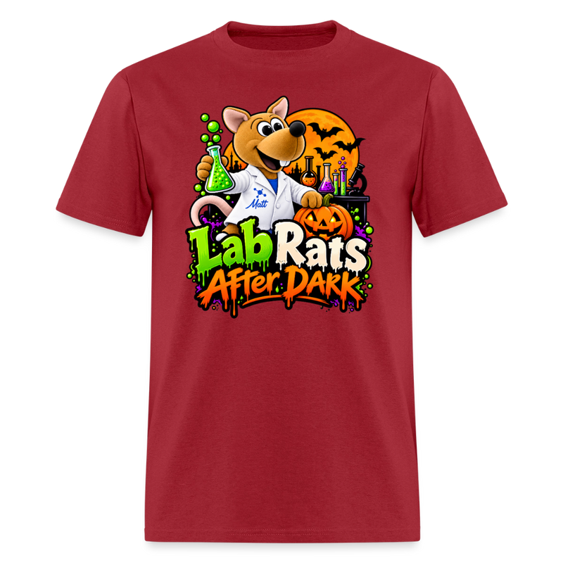 Matt - Lab Rats after Dark - Halloween Men's T-Shirt - true red