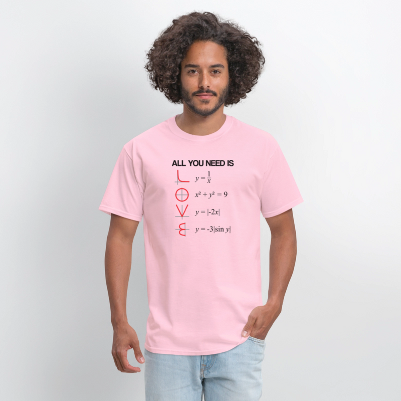 "All You Need Is LOVE" - Men's T-Shirt | GILDAN 5000 - pink