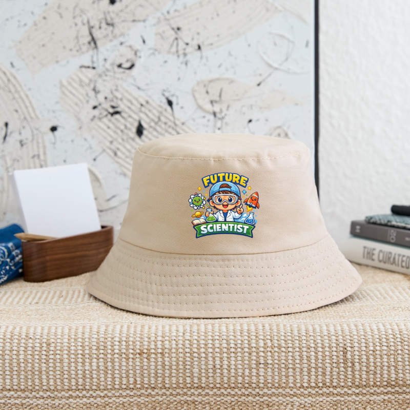 Kid's Bucket Hat - Natural