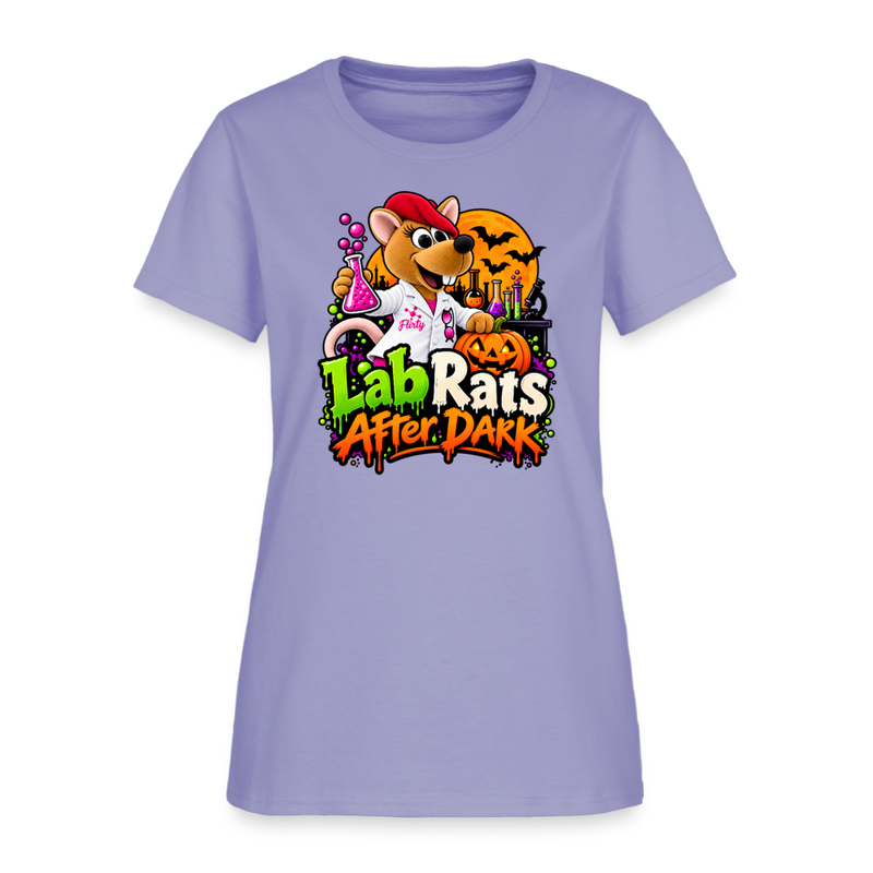 Flirty Lab Rats after Dark - Halloween Women's T-Shirt - lavender