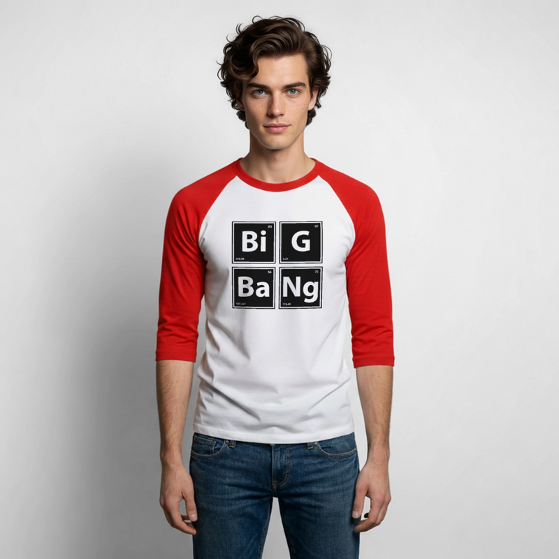 Baseball T-Shirt - white/red
