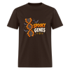 Spooky Genes Halloween Men's T-Shirt - brown