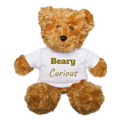 "BEARY Curious" - Teddy Bear SoftToy Plushy - white