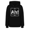 "Ah! The Element of Surprise" Science T-Shirt – Funny Chemistry Shirt - Women's Hoodie - black