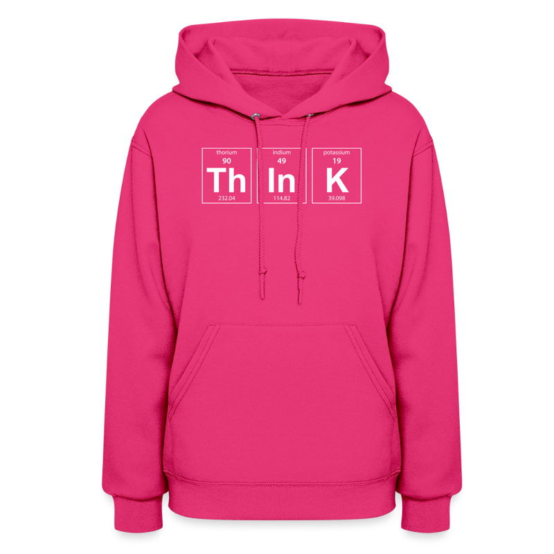 "Think" - Women's Hoodie - fuchsia