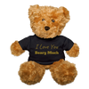 "I Love You Beary Much" - Teddy Bear SoftToy Plushy - black