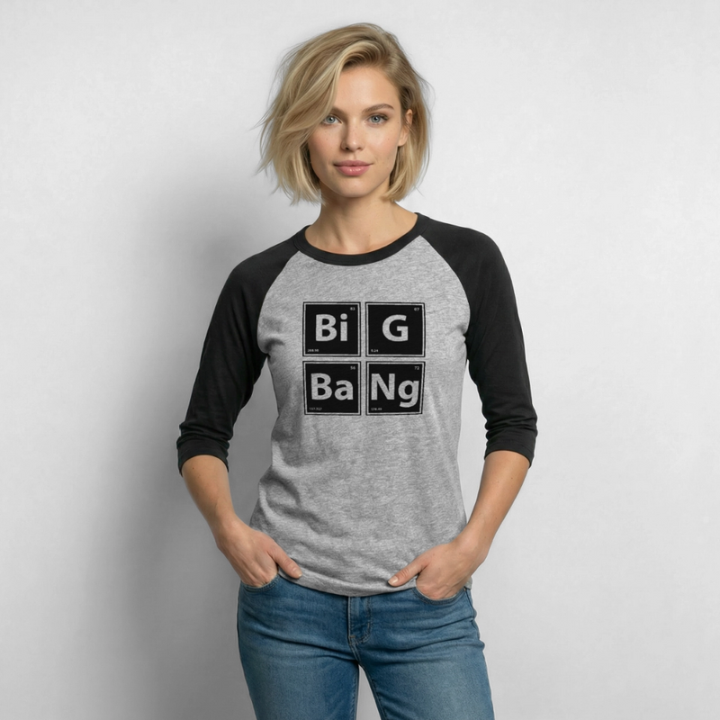 Baseball T-Shirt - heather gray/black