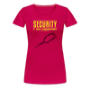 "Security E. Coli Laboratory" -  Women’s Premium T-Shirt - dark pink