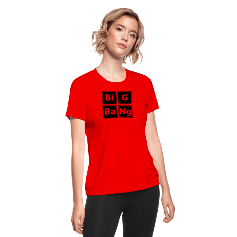 Women's Moisture Wicking Performance T-Shirt - red
