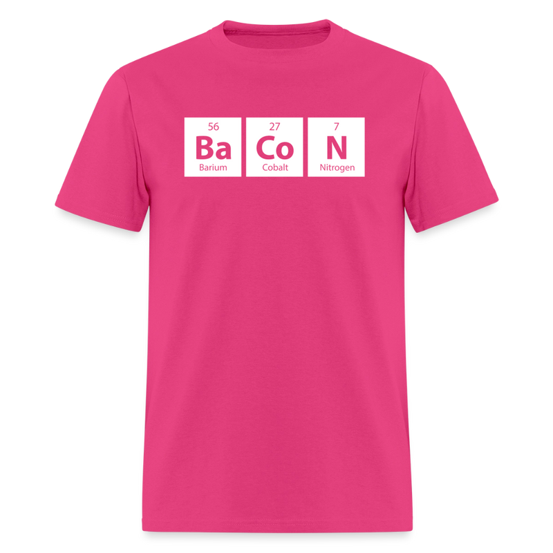 "BACON" - Funny Quotes - Men's T-Shirt | GILDAN 5000 - fuchsia