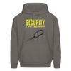"Security E. Coli Laboratory" -  Men's Hoodie - asphalt gray