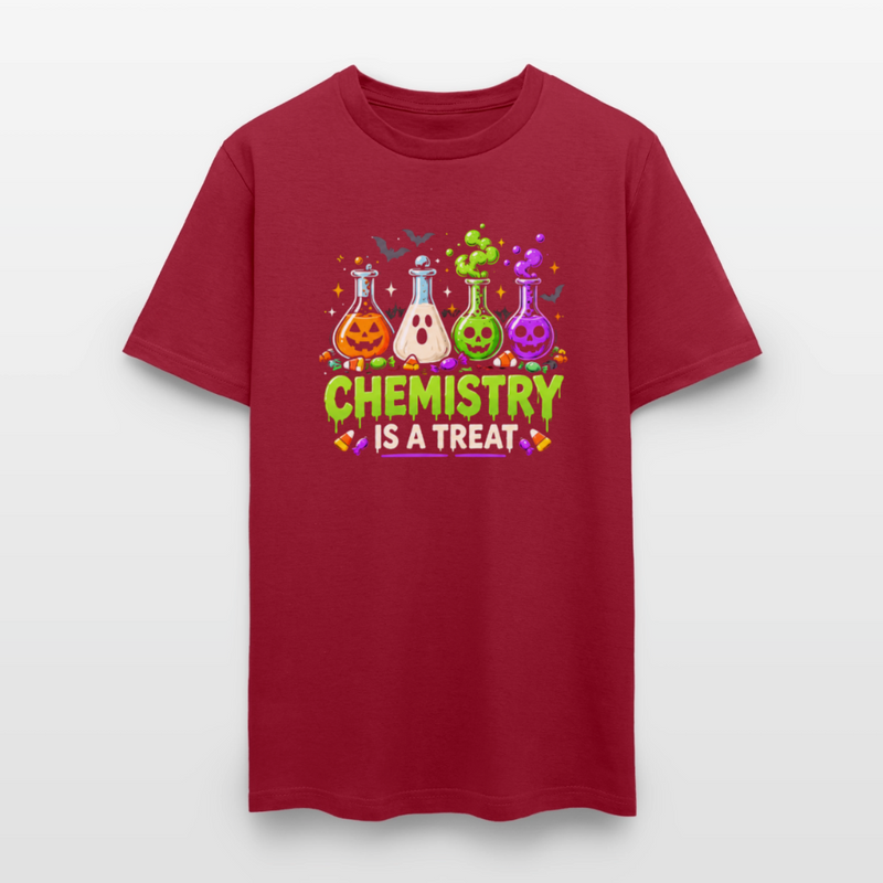 Chemistry is a Treat Halloween Men's T-Shirt - true red
