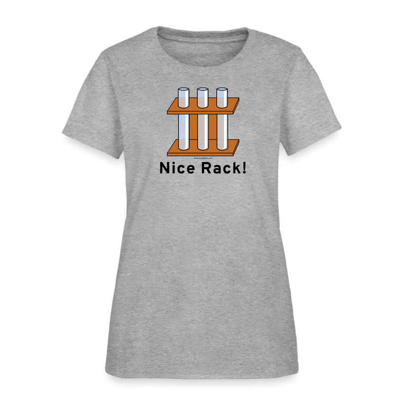 "Nice Rack" - Women's T-Shirt - heather gray