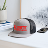 Science Things Halloween Trucker Hat - gray/black