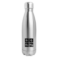 Insulated Stainless Steel Water Bottle - silver