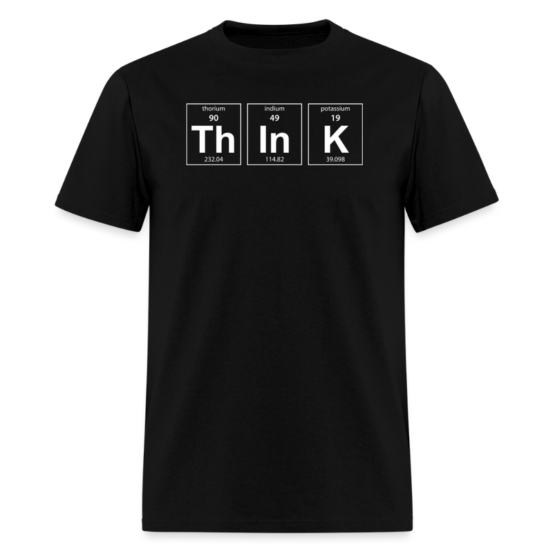 "Think" - Men's T-Shirt | GILDAN 5000 - black