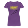 "Security E. Coli Laboratory" -  Women’s Premium T-Shirt - purple