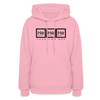 He He He - Helium - Laughing Gas - Women's Hoodie - classic pink