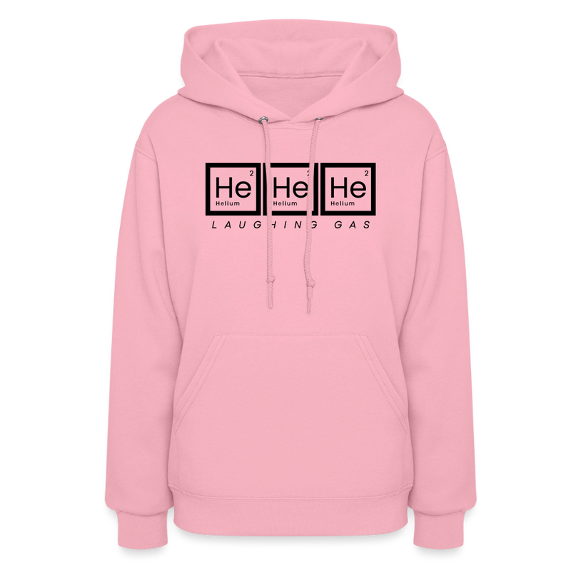 He He He - Helium - Laughing Gas - Women's Hoodie - classic pink