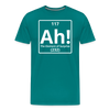 "Ah! The Element of Surprise" Science T-Shirt – Funny Chemistry Shirt Inspired by Project Hail Mary - Men's Premium T-Shirt - teal