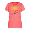 "Security E. Coli Laboratory" -  Women's T-Shirt - coral