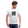 Men's V-Neck T-Shirt - white