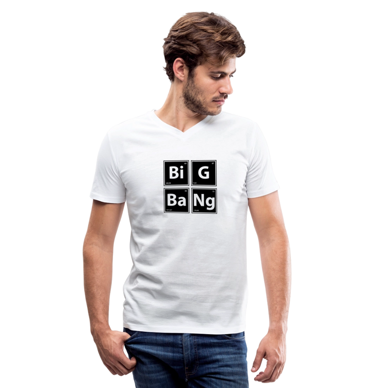 Men's V-Neck T-Shirt - white