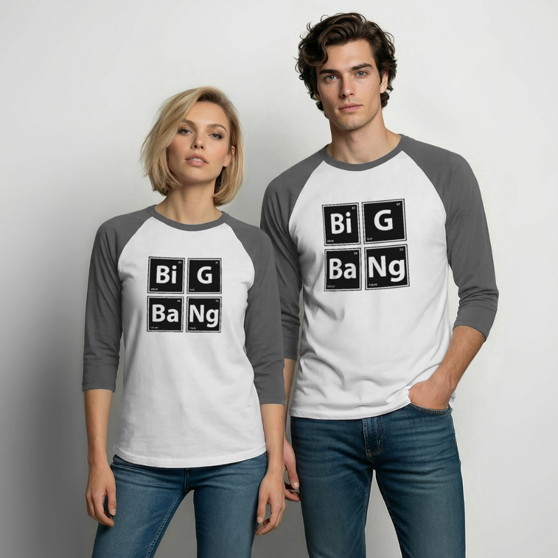 Baseball T-Shirt - white/charcoal